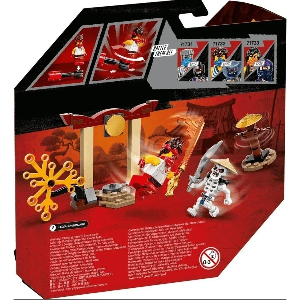 LEGO Ninjago Legacy Kai vs Skulkin Epic‎ Battle Set 71730 Kids Action Toy